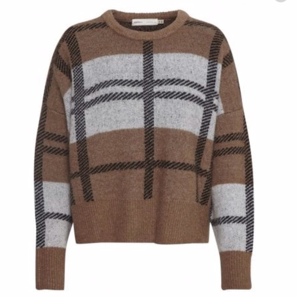Inwear Copenhagen size small crew neck brown sweat - Picture 1 of 7
